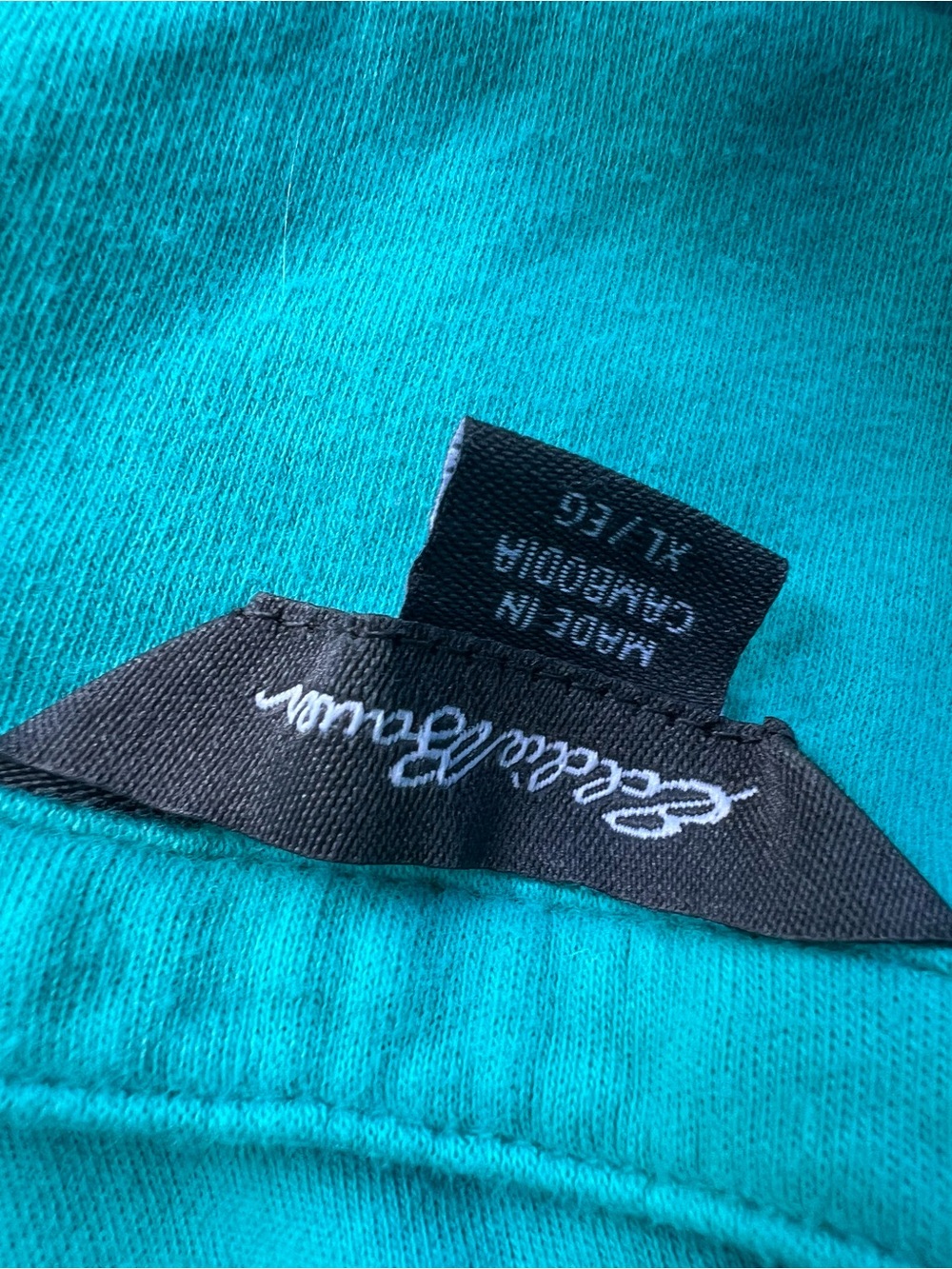 Eddie Bauer Short Sleeve Top in Blue Size XL